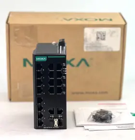 Eds-2018-ml-2gtxsfp-t Moxa Ethernet Switch With 16 10/100 Base 12/24/48vdc 0.617a