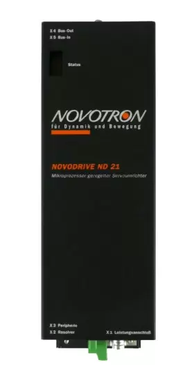 Nd21-5605ks-011-01 Novotron Digital Servo Drive Novodrive Nd 21 Working Surplus