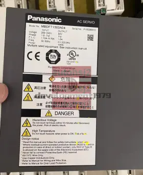 Mbdft1503a04 Panasonic 1pc Used Servo Drive