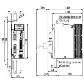 Mbdln21se Panasonic A6 Series Ac Servo Drive Mfgd