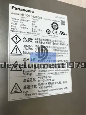 Mfddtb3a2003 Panasonic 1pc Used Ac Servo Driver
