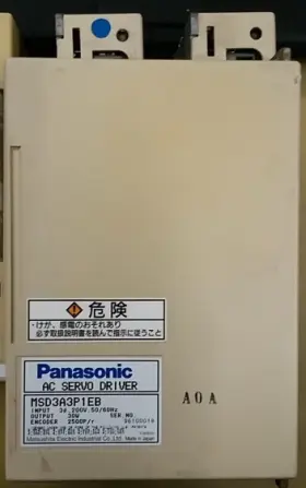 Msd3a3p1eb Panasonic 1pc Used Ac Servo Driver Msd3a3p1eb Panasonic 1pc Used Ac Servo Driver