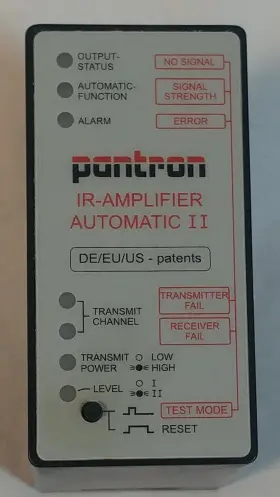 Isg-a124 Pantron Isg-a124/24vac Used Ir Amplifier Automatic Ii