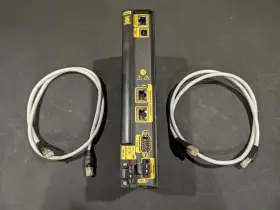 9040p1u0b0 Parker Servo Controller With Cat 5 Cables. Read Description