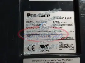 Gp37w3-bg41-24v Proface 1pc New Touch Panel