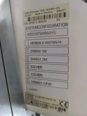 Hds03.2-w075n-hs45-01-fw Rexroth R911284571 R911190032