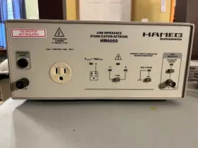 Hm6050-2 Rhode And Schwartz Hameg Hm6050 Line Impedance Stabilisation Network