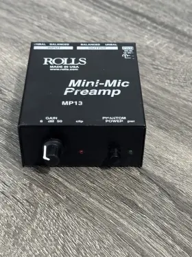 Mp13 Rolls Mini Mic Preamp