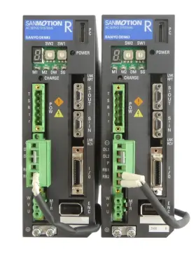 Rs21l03aza00a01 Sanyo Denki Servo Drive Sanmotion R Reseller Lot Of 2 Working