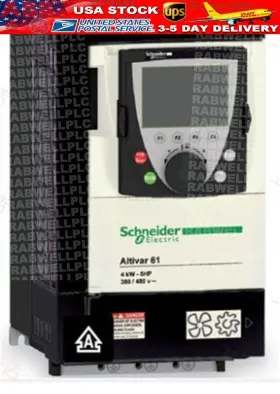 Atv61hu22n4z Schneider 1pc New Plc 2.2kw 380v Iu