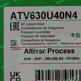 Atv630u40n4 Schneider 1pc New In Box Inverter