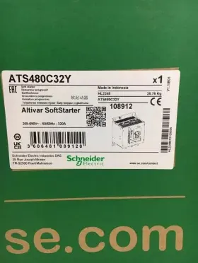 Ats480c32y Schneider Electric 1pc- Soft Starter 320a 208to 690vac/3phase- New
