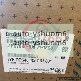 1fk7080-5af71-1fg0 Siemens New 1pc Servo Motor 1fk7 080-5af71-1fg0