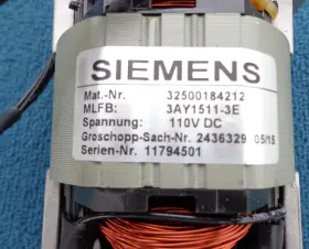 32500184212 Siemens 3ay1511-3e Charge Motor New No Box