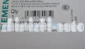 22-oxmo Siemens 3tf45 1pcs New 220v