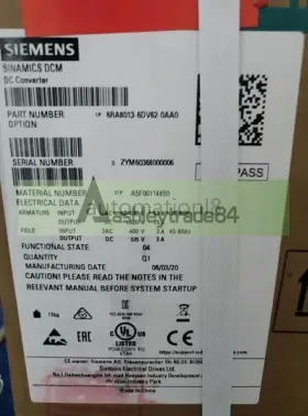 6ra8013-6dv62-0aa0 Siemens 1pc New