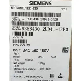 6se6430-2ud41-1fb0 Siemens New 6se6 430-2ud41-1fb0 1 Year Warranty Fast Shipping