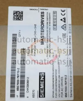 6se7022-7ep70-z Siemens One New 6se7 022-7ep70-z Z F01 G91 K80 C43 G42