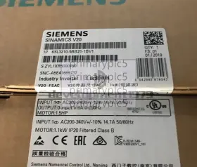 6sl3210-5bb21-1bv1 Siemens 1pcs New Sinamics V20 Inverter