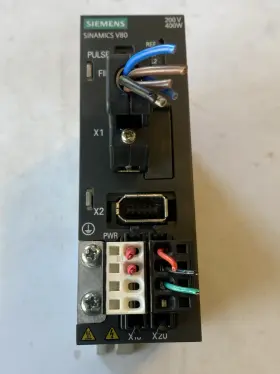6sl3210-5cb12-0aa0 Siemens Sinamics V80 400w Servo Drive