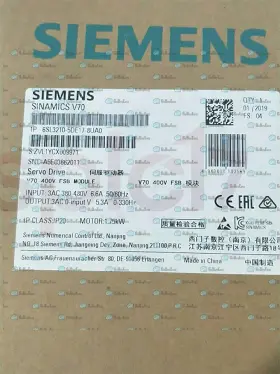 6sl3210-5de17-8ua0 Siemens 1pcs Servo Driver 1.75kw New