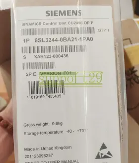 6sl3244-0ba21-1pa0 Siemens 1pcs New 6sl3 244-0ba21-1pa0