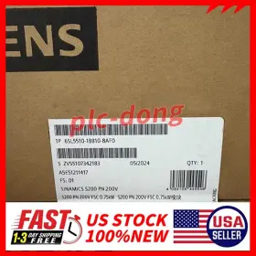6sl5510-1bb10-8af0 Siemens Servo Drive New Sealed Free Shipping