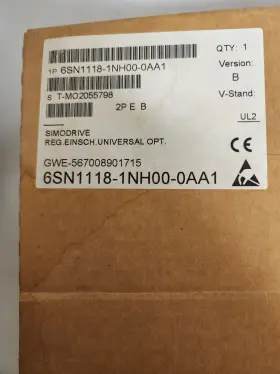 6sn1118-1nh00-0aa1 Siemens Simodrive 611 Universal Closed-loop Control Version B