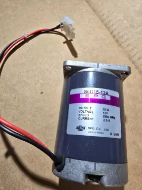 S6d15-12a Spg Dc Motor Oj71 15w 12v/2a 2950rpm Only No Gear Box