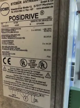 Fds4300 Stober Fds4300/b Posidrive 22kw Stoeber Inch Tested Good