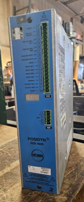 Sds4071 Stober Posidyn Servo Drive #sds4071 W/o Wire Connectors Sds4071 Stober Posidyn Servo Drive #sds4071 W/o Wire Connectors