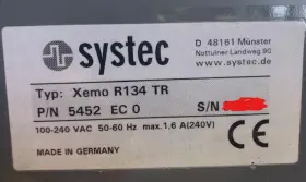 R134-tr Systec Xemo R134 Tr R134tr Inch Testd Good