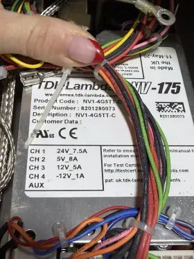 Nv1-4g5ff-c Tdk-lambda 1pc New Power Supply Nv-175