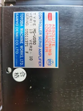 Ver2-10 Toyoda Mg-u050 Veri-13 Absolute Positioning Controller