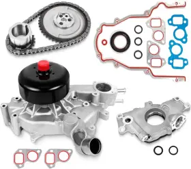 Opk-010-9904 Wangsheng Engine Timing Chain Kit With M295 Oil Pump And Aw5087 Water Fit For 1999-2