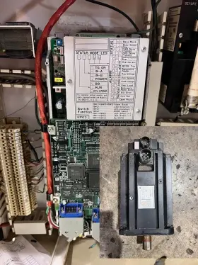 Cacr-sr30be12g-e Yaskawa Servopack Drive And Ac Servo Motor 2.9 Kw Usaged-30a22k
