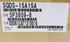 Sgds-15a15a Yaskawa New Servo Driver Sgds15a15a