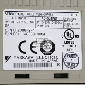 Sgds-50a01a Yaskawa 1pc Servo Driver New