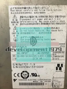 Sgdv-3r5d11a Yaskawa One Used Servo Drive Sgdv3r5d11a Tested