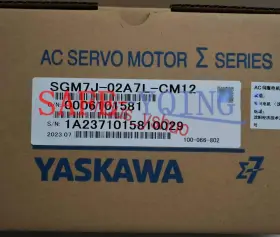 Sgm7j-02a7l-cm12 Yaskawa 1pc New Servo Motor