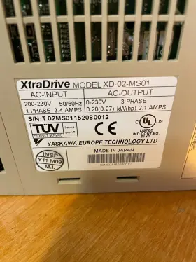 Xd-02-ms01 Yaskawa Xtradrive