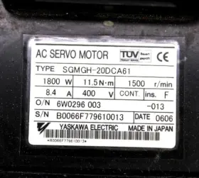 Sgmgh-20dca61 Yc-plc007 New Yaskawa Shipping Expedited By Ups