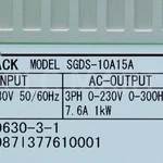 (used) Yaskawa SGDS-10A15A Servo Pack Free 'fedex' Shipping!. Price: $398.00.