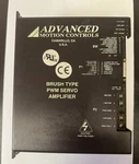 Advanced Motion Controls Brush Type Pwm Servo Amplifier Used. Price: $80.00.