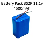 11.1V 4500 Mah Li-ion Battery Pack 3S2P New. Price: $57.71.