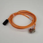 Approximately 8' Rexroth IKS4038/003,0 Cable, R911290936, 80 C, 300 Volts - Used. Price: $139.99.
