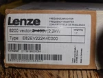 E82EV222 2C000 New Open Box Lenze 8200 Frequency Inverter K4C000. Price: $900.00.