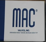 New Mac 35A-B00-DDBA-1BA Solenoid Valve. Price: $229.00.