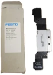 Festo MEH-5/3G-1/8-B Solenoid Valve 173139 24V 5/3-WAY Closed Center Nos New. Price: $80.00.