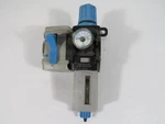 Festo LFR-M1-G1/4-C10RG Filter Regulator W/HEA-M1-N1/4 Missing Case Used. Price: $48.65.